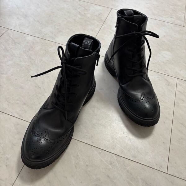 定価3.3万円 ecco エコー GORE-TEX レザーブーツ 24.5cm