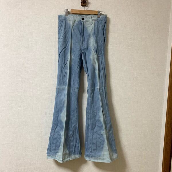 70s 70年代 levis リーバイス 677 ベルボトム ウエスト74cm 珍品 レア デニム 古着 vintage ヴィンテージ ビンテージ オールド フレア