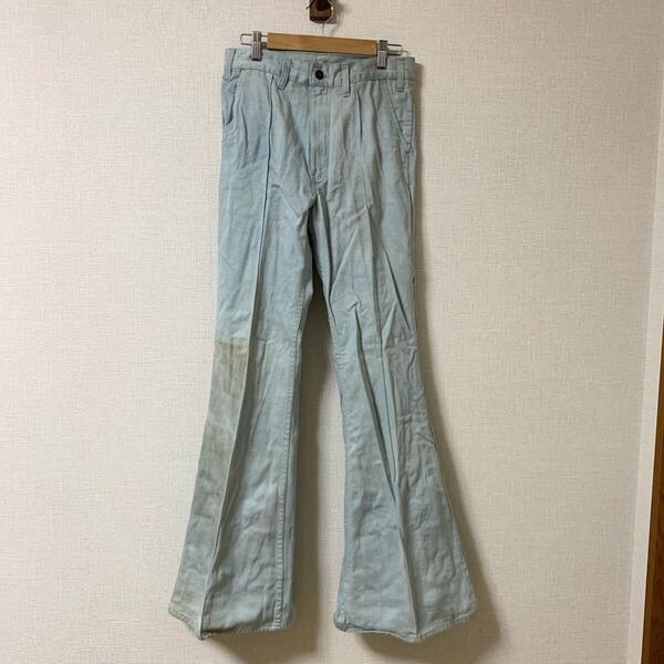70s 70年代 levis リーバイス 677 ベルボトム ウエスト73cm 珍品 レア デニム 古着 vintage ヴィンテージ ビンテージ オールド フレア