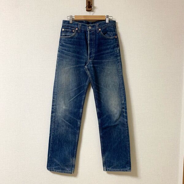 90s 90年代 levis リーバイス 501 W30 usa製 デニム 古着 vintage ヴィンテージ ビンテージ ジーンズ パンツ オールド アメリカ製 ヒゲ