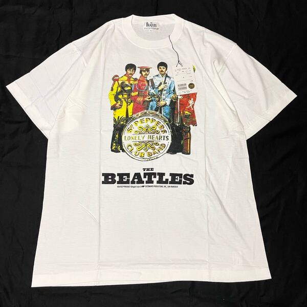 90s 90年代 The Beatles vintage tee Tシャツ ヴィンテージ t0608 ビートルズ 古着 ビンテージ ジョンレノン サージェントペパー 日本製
