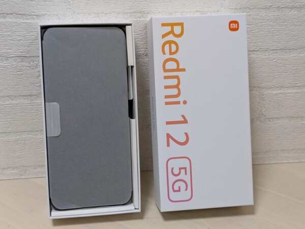 新品 未使用 Xiaomi Redmi12 5G au UQ XIG03 ミッドナイトブラック