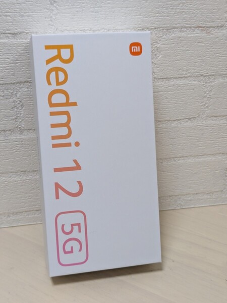 新品 未使用 Xiaomi Redmi12 5G au UQ XIG03 ポーラーシルバー