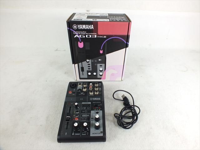 YAMAHA AG03 MK2 Black（中古）【楽器検索デジマート】