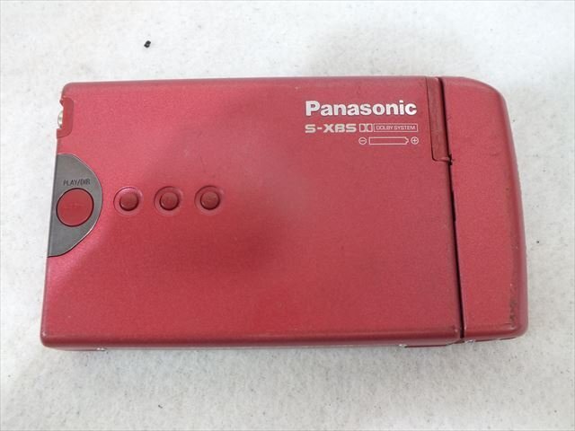 Panasonic RQ-S45 ポータブルカセットプレーヤー レッド