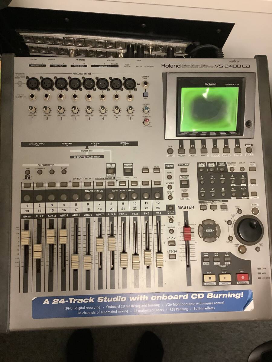 Roland VS-2400CD MTR 増設VS8F-2 取説 ハードケース Yahoo!オークション -「vs-2400cd」の落札相場・落札価格