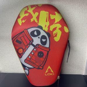 卓球 ラケット ケース Loki パンダ 赤 ピンポン