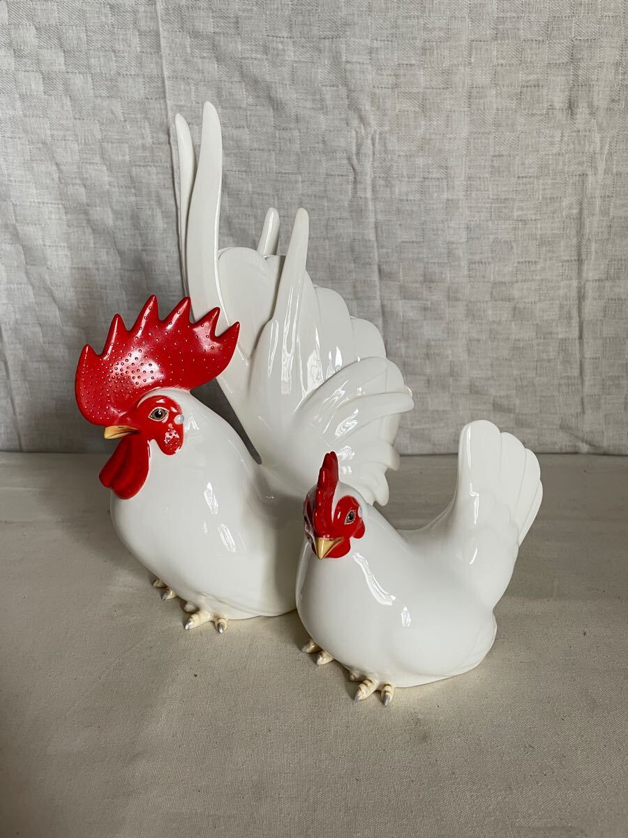 Noritake/ノリタケ・鶏/尾長鳥・オールドノリタケ・ボーンチャイナ 希少 Yahoo!オークション -「ノリタケ ニワトリ」(オールドノリタケ