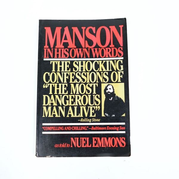 MANSON in His Own Words チャールズ・マンソン 洋書 写真集 歴史 資料集
