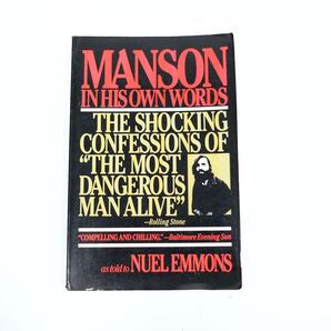 MANSON in His Own Words チャールズ・マンソン 洋書 写真集 歴史 資料集