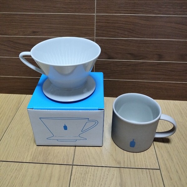 ▼ BLUE BOTTLE COFFEE≪マグカップ 1個・ドリッパー 1個≫陶器製 ブルーボトル MOHEIM