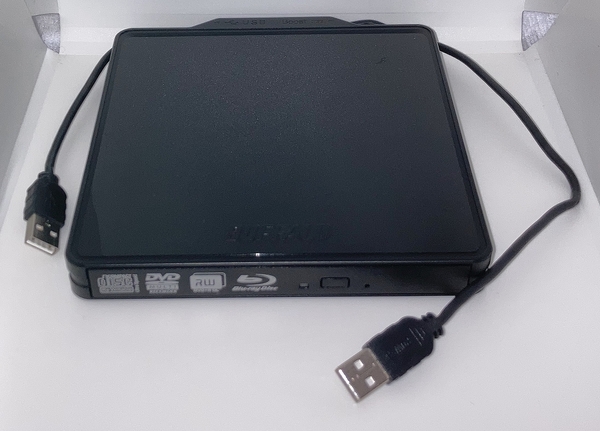 バッファロー BRXL-PC6VU2-BK(USB接続 BDXL対応 ポータブルBlu-rayドライブ、色:ブラック)