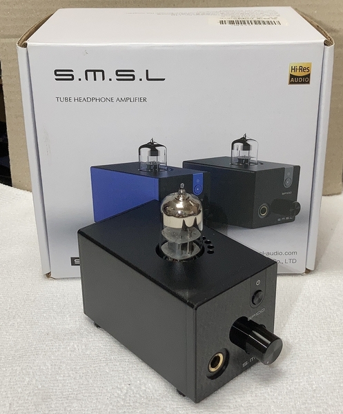 SMSL SP100(6N3真空管使用 真空管ヘッドホンアンプ、NE5532)+互換真空管(6N3P-DR)