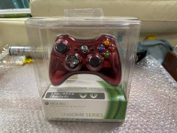 XBOX360 ワイヤレス コントローラ SE クロームレッド Chrome Red 新品未開封 電池漏れ跡有 送料無料 同梱可