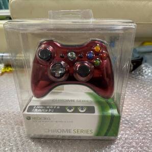 XBOX360 ワイヤレス コントローラ SE クロームレッド Chrome Red 新品未開封 電池漏れ跡有 送料無料 同梱可