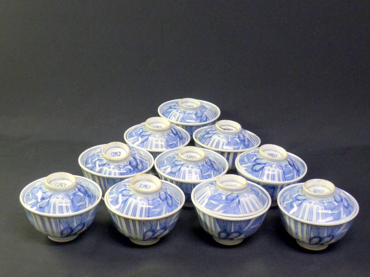 2025年最新】Yahoo!オークション -蓋付茶碗(染付)の中古品・新品