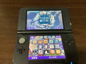 3DS LL本体 箱充電器付き ファイアーエムブレム白夜王国(闇夜、透魔付き) ポケムーバー、ポケモンバンク付き テーマ20種