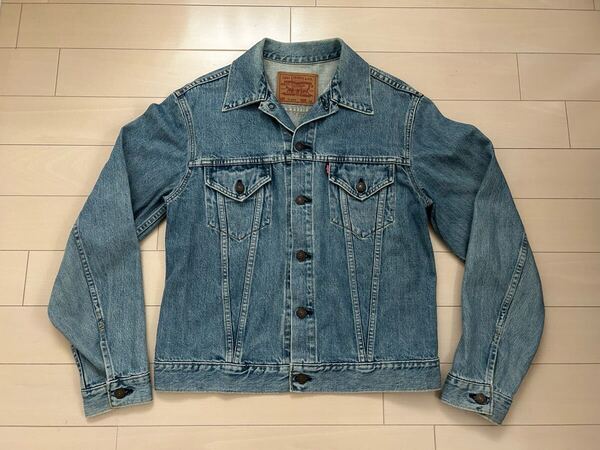 送料無料 復刻 リーバイス Gジャン 71557 サイズ42 ビッグE Levi''s 日本製 4th 3rd BIGE 93年製 デニムジャケット サード 71557 BIGE