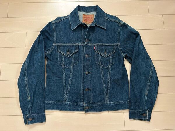 送料無料 濃紺 復刻 リーバイス Gジャン 71557 サイズ40 ビッグE Levi''s 日本製 4th 3rd BIGE 92年製 デニムジャケット サード 71557 BIGE