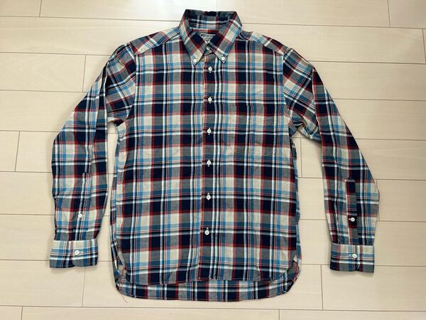 送料無料 美品 シュガーケーン 長袖シャツ サイズ S アメカジ SUGAR CANE チェック 東洋エンタープライズ