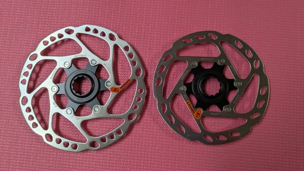 SHIMANO シマノ SM-RT64-S 160mm SM-RT64-SS 140mm ペアセット ロックリング:内セレーションタイプ ディスクローター