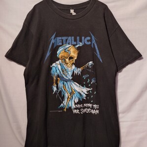 メタリカ METALLICA 2007年 Pushead パスヘッド バンドTシャツ L ブラック 検索 ヴィンテージ スカル 髑髏 古着 OLDスケート 両面プリント