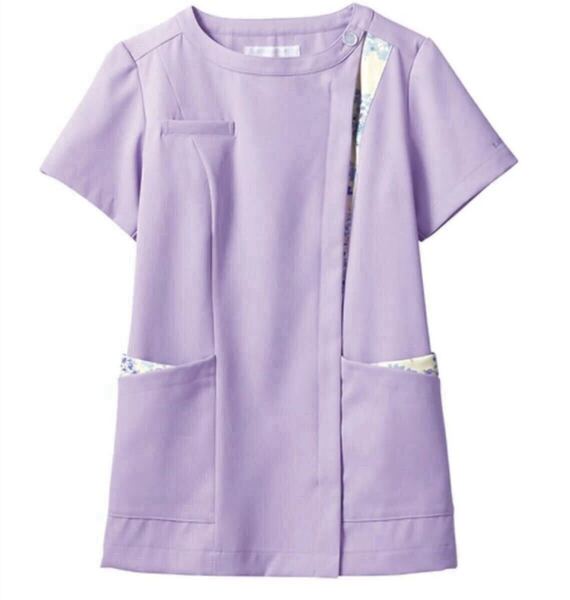 ★ ローラアシュレイ製 Lサイズ エステサロン ユニフォーム チュニック制服 ★ ナース服 ワンピース