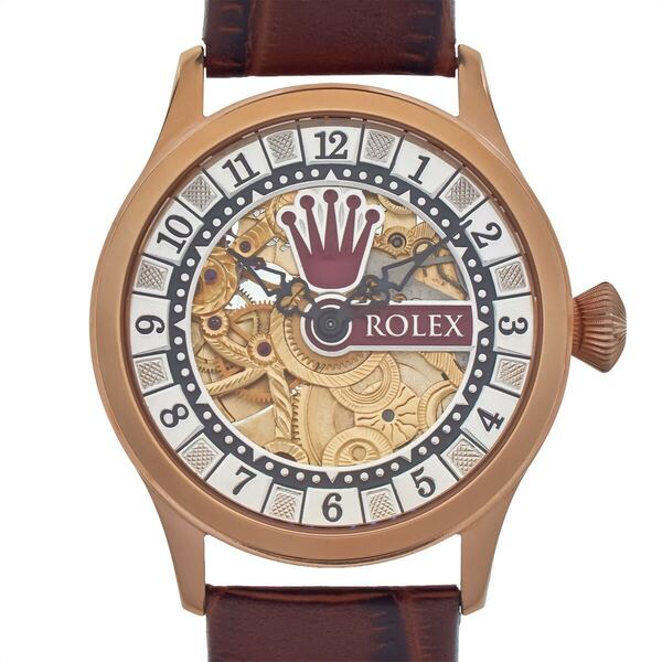 アンティーク/Marriage watch/Rolex 懐中時計をアレンジし42mmのメンズ腕時計 /半年保証/ 手巻き