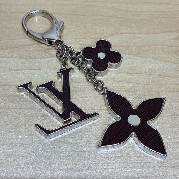 LOUIS VUITTON ルイヴィトン ビジューサック フルール エピ バッグチャーム キーホルダー ブラウン
