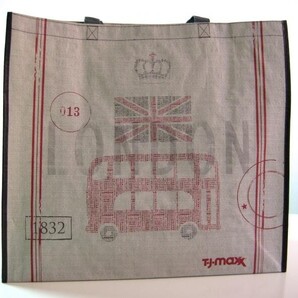 T.J.Maxx ロンドンバス ダブルデッカー London Bus 特大エコバッグ アメリカ