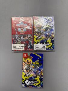 ◯ Nintendo Switch ソフト ①②スプラトゥーン3 ③ドラゴンクエストX目覚まし五つの種族 3個まとめ売り スイッチ ニンテンドー 中古