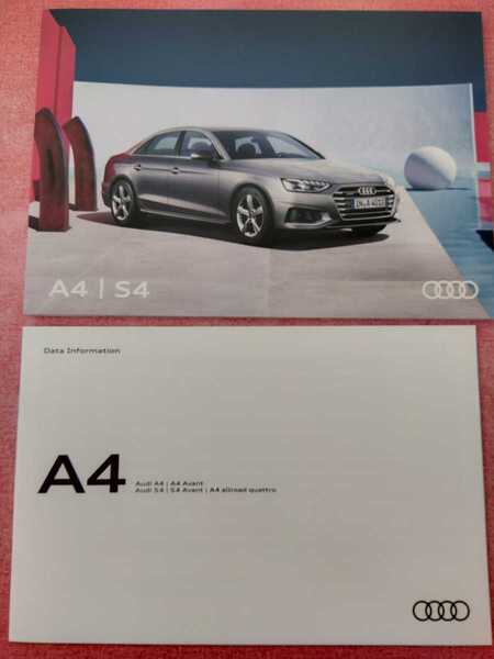 2021年1月 アウディ A4(セダン,アバント,オールロードクアトロ)カタログ&インフォメーションデータ セット