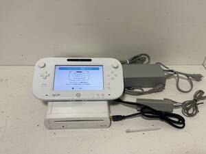 【任天堂 Wiiu 本体【ファミリープレミアムセット】シロ 32GB「New スーパーマリオブラザーズ U・Wii Party U」ゲームパッド アダプタ】