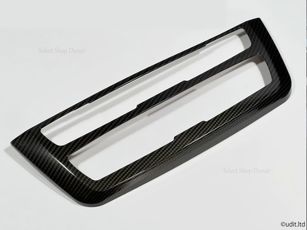 BMW F30 カーボン コンソール用エアコン・オーディオ パネルカバー 内装パーツ F31F34F80F32F36F82F83 フレーム トリム