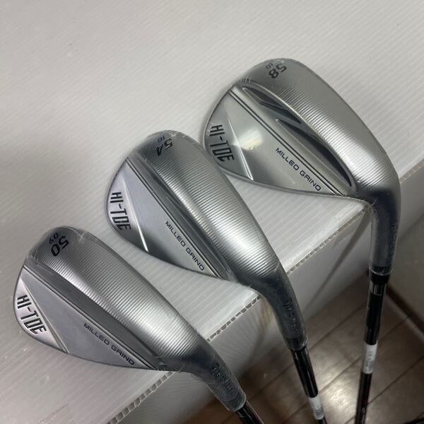 未使用品 3本 テーラーメイド HI-TOE 3 MILLED GRIND 50° 54° 58° MODUS3 TOUR115 Sフレックス ミルドグラインド 番4184 4167