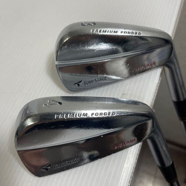 2本セット 3番 4番 アイアン TOUR STAGE X-BLADE MB #3 #4 DYNAMIC GOLD S200 ブリヂストン Xブレイド ツアーステージ TOURSTAGE 番162