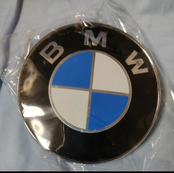青白 BMW トランクエンブレム リアエンブレム 74mm