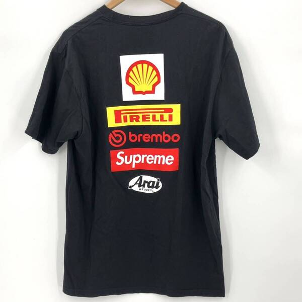 SUPREME×DUCATI シュプリーム ×ドゥカティ 24SS Ducati Logos Tee ドゥカティロゴTシャツ サイズL ブラック