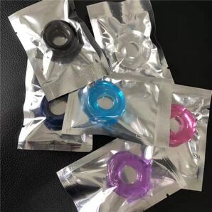 コックリング 10個セット ランダムカラー ペニスリング シリコン サック 仮性 包茎 矯正 男性機能補助 遅延 勃起不全 早漏防止