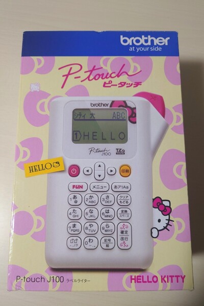 brother ピータッチ ラベルライター キティちゃん 新品未開封 サンリオ P-touch J100