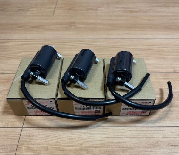 送料無料 ヤマト匿名配送 スズキ純正新品 GT380 GT550 GT750イグニッションコイル セット 1台分 DENSO製33410-05350