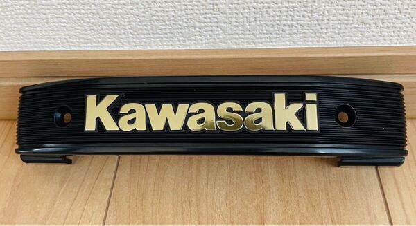カワサキ純正新品 Z400FX ゼファー400/X/750/1100 ZRX400 ゼファーx Z750fx Z1 blackステムエンブレム フロントエンブレム 三又カバー
