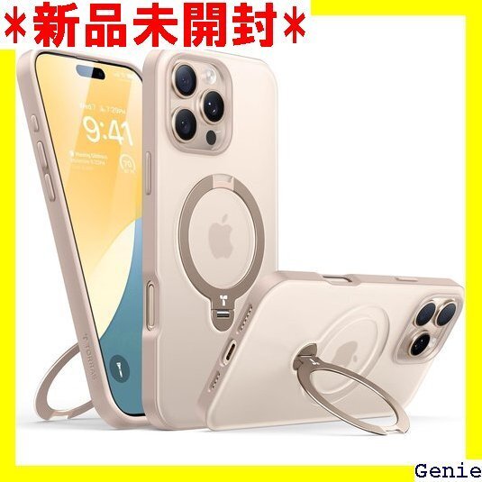 TORRAS iPhone 16 Pro 用 ケース Ostand Spin デザートチタニウ ローズゴールド 35