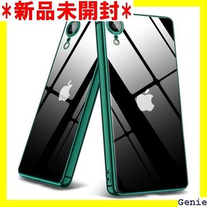 iPhone XR 用ケース クリア TPU 耐衝撃ケ レンズ保護 滑り防止 人気 携帯カバー 緑 YZ3-17 66
