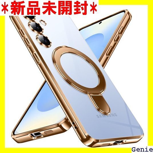 Galaxy S25 用 ケース リング SC-51F ワイヤレス充電 防指紋 金 ゴールド 22-S25-03 148