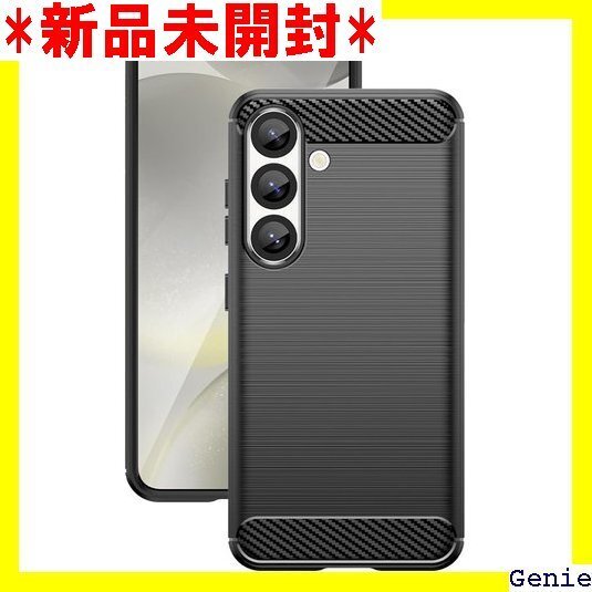 UNEED Galaxy S25 用の スマホケース 薄型 軽量 耐衝撃 簡易脱着 ソフトケース カラー:黒 30