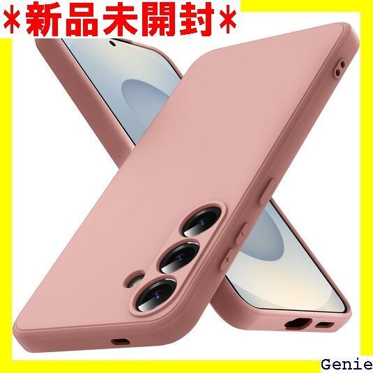 Galaxy S25 用 ケース シリコン 耐衝撃 柔 手触り良い 指紋防止 滑り防止 ピンク 6-S25-09 28