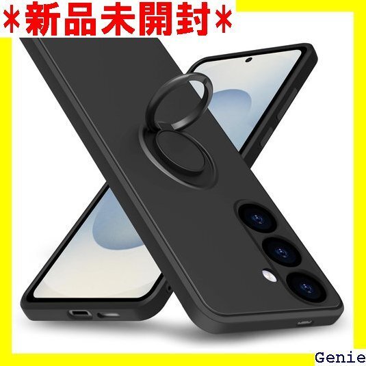 Galaxy S25 用ケース TPU 耐衝撃 リング /SC-51F/SCG31 用カバー 黒 KC6-350 33