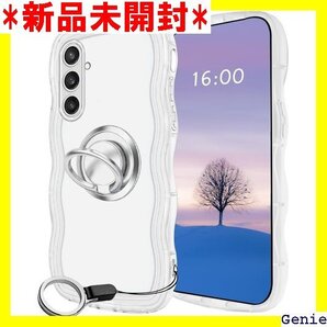 Galaxy S25 ケース クリア ウェーブ リング 25 ストラップホール付き Galaxy S25-クリア 38
