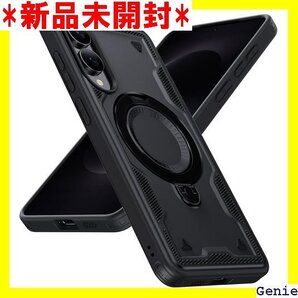 Galaxy S25 Edge 用 ケース リング付き ワイアレス充電対応 黒 C98-s25 edge-01 49